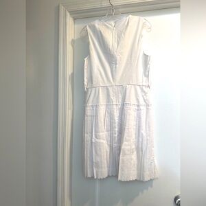 Brand new white J crew dress. Size 8 with tags